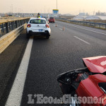 Beinasco: tamponamento a catena sull'autostrada Torino-Pinerolo, un ferito lieve