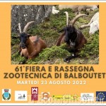 Martedì 23 agosto a Usseaux la Fiera Zootecnica di Balboutet con più di cento stand