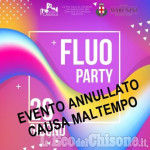 Candiolo, le previsioni di maltempo fanno rinviare il Fluo Party 