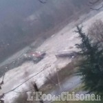 Allerta meteo Val Pellice: spazzato via il Guado della Bertenga aTorre