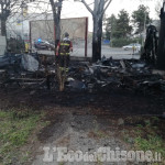 Beinasco: in fiamme un container a Borgo Melano