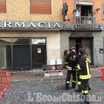 Orbassano, in fiamme la farmacia San Giuseppe