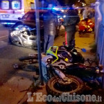 Pinerolo: auto contro moto, due feriti