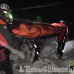 Coazze: si rompe tibia e perone in montagna, notte in rifugio con i soccorritori