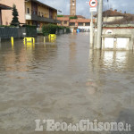 Alluvione: strade ancora chiuse a Pancalieri