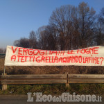 Vinovo: i cittadini di Tetti Grella protestano