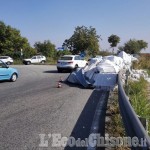 Orbassano: camion perde carico, disagi all&#039;incrocio via Volvera/Sp6