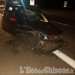 Piscina: schianto sull&#039;autostrada Torino-Pinerolo, ferito 34enne
