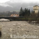 Allerta meteo: a Pinasca due borgate isolate, a S. Germano sp 166 chiusa, a Perosa franata strada