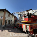Borgaretto: incendio sul tetto di un’abitazione in via Galilei