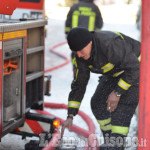 Prarostino: incendio in abitazione, Vigili del fuoco in azione 
