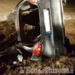 Bricherasio: con l&#039;auto fuori strada, grave un 20enne di Prarostino