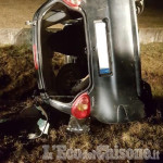 Bricherasio: con l&#039;auto fuori strada, grave un 20enne di Prarostino