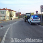 Orbassano: rubano un trattore e lo abbandonano in mezzo alla strada