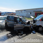 Orbassano: carambola tra auto, otto feriti in strada Torino