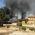 Orbassano: fiamme in via Stupinigi, brucia cascina Gorgia