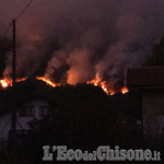 Emergenza incendi: presidi notturni a Cumiana e Cantalupa