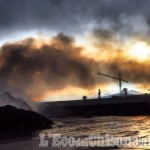 Frossasco: dopo l&#039;incendio, ordinanza del Comune sulla messa in sicurezza del sito