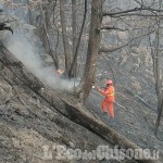 Paesana, nuovo incendio boschivo alla Ghisola
