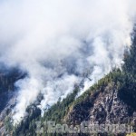 Incendio in Val Chisone: situazione migliorata ma si teme il vento