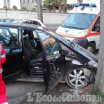 Pinerolo: scontro in pieno centro