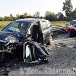 Cumiana: scontro frontale tra due auto, una 50enne in elisoccorso al Cto