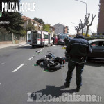 Nichelino: incidente in via Cacciatori, grave un motociclista