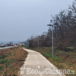 Rivalta: luci a led sulla pista ciclabile di via san Luigi