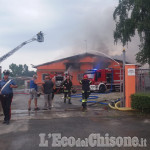 Garzigliana: fiamme in un&#039;azienda agricola, due Vigili del fuoco lievemente feriti