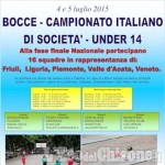 Bocce, al Veloce Club Pinerolo in corso i Campionati Italiani per società under 14