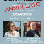Osasco, cancellato il faccia-faccia elettorale organizzato da L'Eco: impegno lavorativo imprevisto della candidata Maio