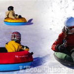 Pragelato: winter tubing, nei ciambelloni giù per le piste dei trampolini