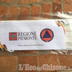 Villar Perosa: nel fine settimana Aib e volonari distribuiscono mascherine della Regione