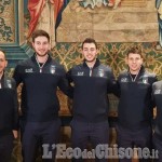 Olimpiadi di Pechino, gli alfieri del curling con Gonin alla cerimonia in Quirinale