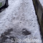 Pinerolo: per i disabili del Centro Gea marciapiedi impraticabili per neve 