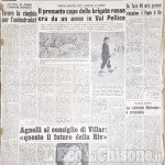 [1974] Il presunto capo delle Brigate Rosse era da un anno in Val Pellice