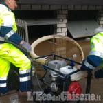 Alluvione: anche gli Alpini al lavoro per aiutare le famiglie di Pinerolo, Villafranca e Perosa