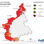 Maltempo: allerta arancione sulle montagne del Piemonte nord occidentale