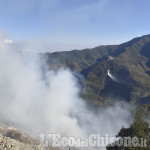 Dichiarato chiuso l&#039;incendio a cavallo tra Val Chisone e Val Germanasca