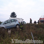 Pinerolo: esce di strada sulla tangenziale, donna illesa 