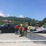 Bricherasio: motociclista tampona Suv, trasportato in elicottero al Cto