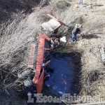 Villar Pellice: sfonda il parapetto del ponte delle Rovine e piomba giù con l'auto, ferito anziano