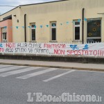 Castagnole: striscione fuori dalla scuola, "No alla classe fantasma"