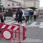 Pinerolo: piazza Roma chiusa al traffico