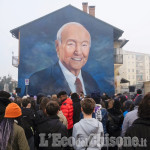 Nichelino: inaugurato il murale dedicato a Piero Angela