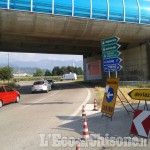 Pinerolo: code in circonvallazione per il cantiere all&#039;altezza di Riva