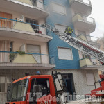 Pinerolo, principio di incendio dopo uno scoppio in Via Caprilli