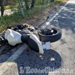 Piossasco: scontro tra auto e moto sulla Sp6, l'uomo al volante scappa dopo l'incidente
