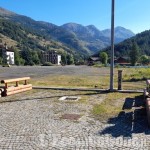 Pragelato, completato il carico/scarico per i camper nella piazza del mercato