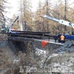 Pragelato, continua la messa in sicurezza e la ricostruzione dei ponti